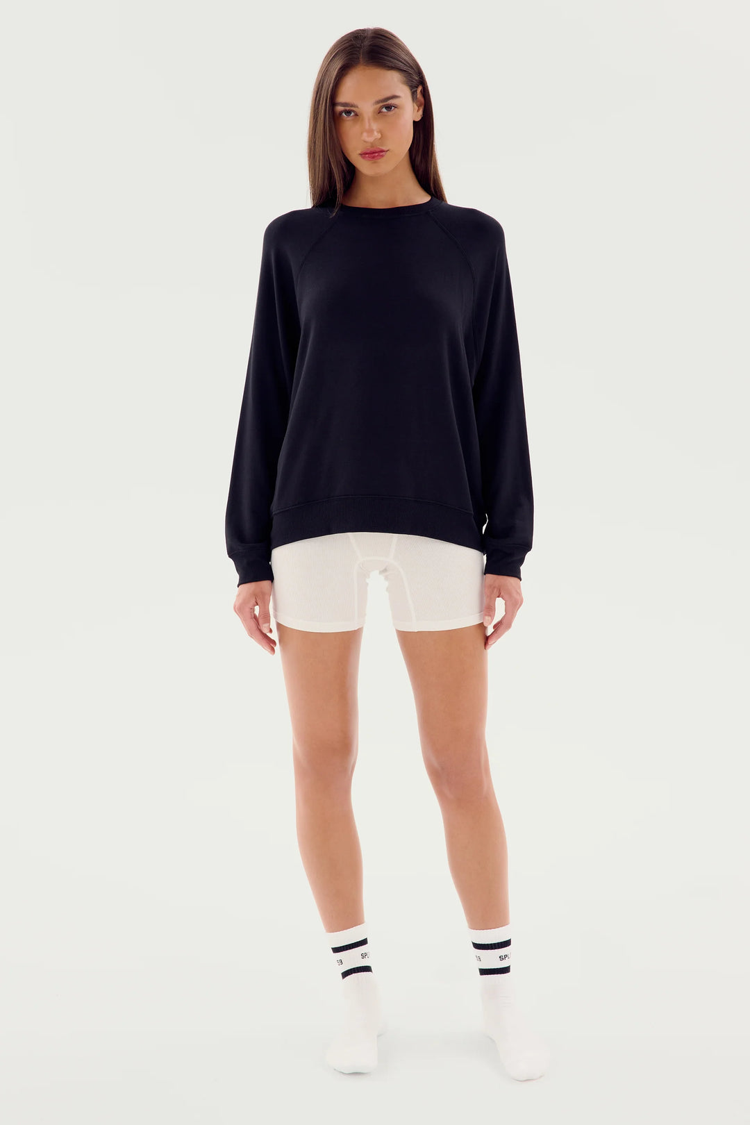 Andie Fleece Sweatshirt - Black