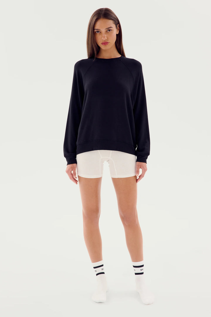 Andie Fleece Sweatshirt - Black