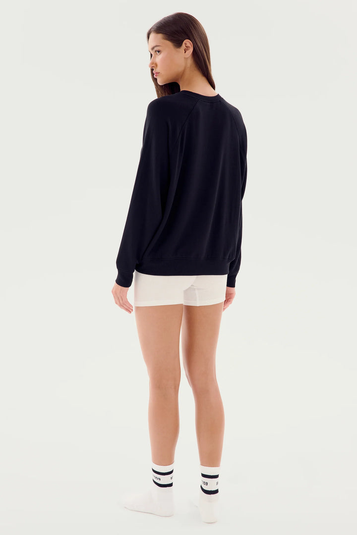 Andie Fleece Sweatshirt - Black