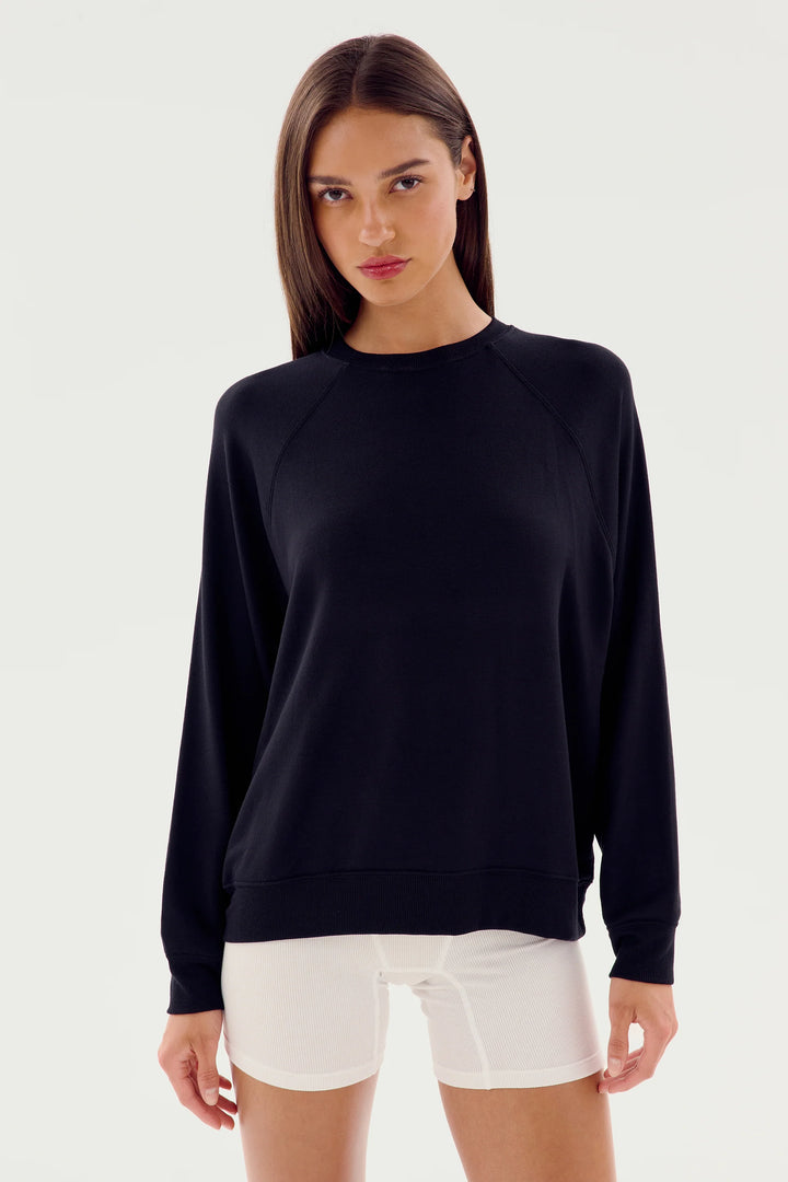 Andie Fleece Sweatshirt - Black