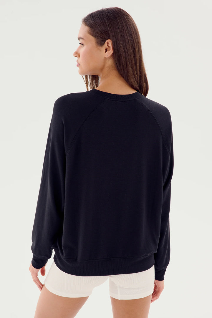 Andie Fleece Sweatshirt - Black
