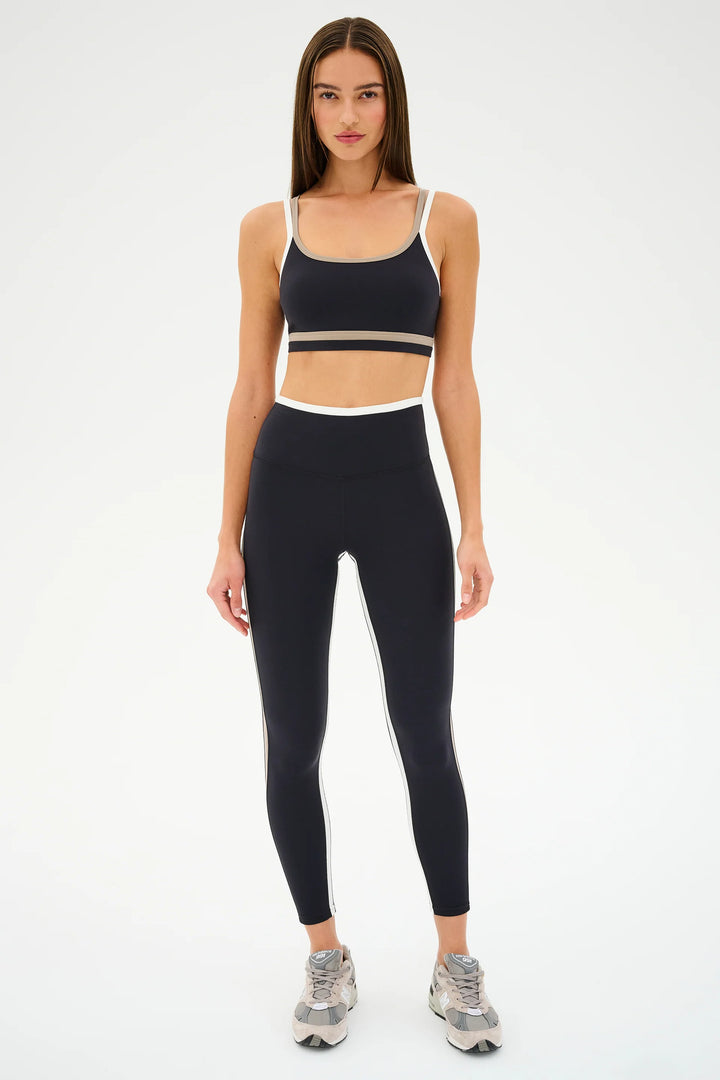 Sam High Waist Rigor 7/8 - Black/Latte