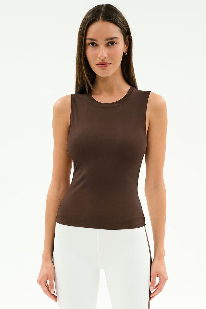 Carter Airweight Lite Tank - Dark Chocolate