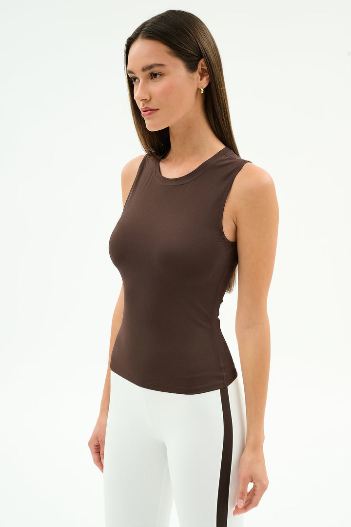 Carter Airweight Lite Tank - Dark Chocolate