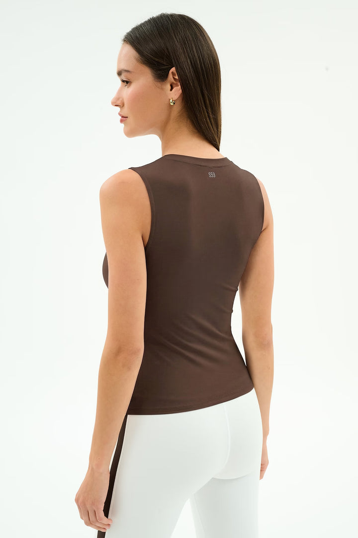 Carter Airweight Lite Tank - Dark Chocolate