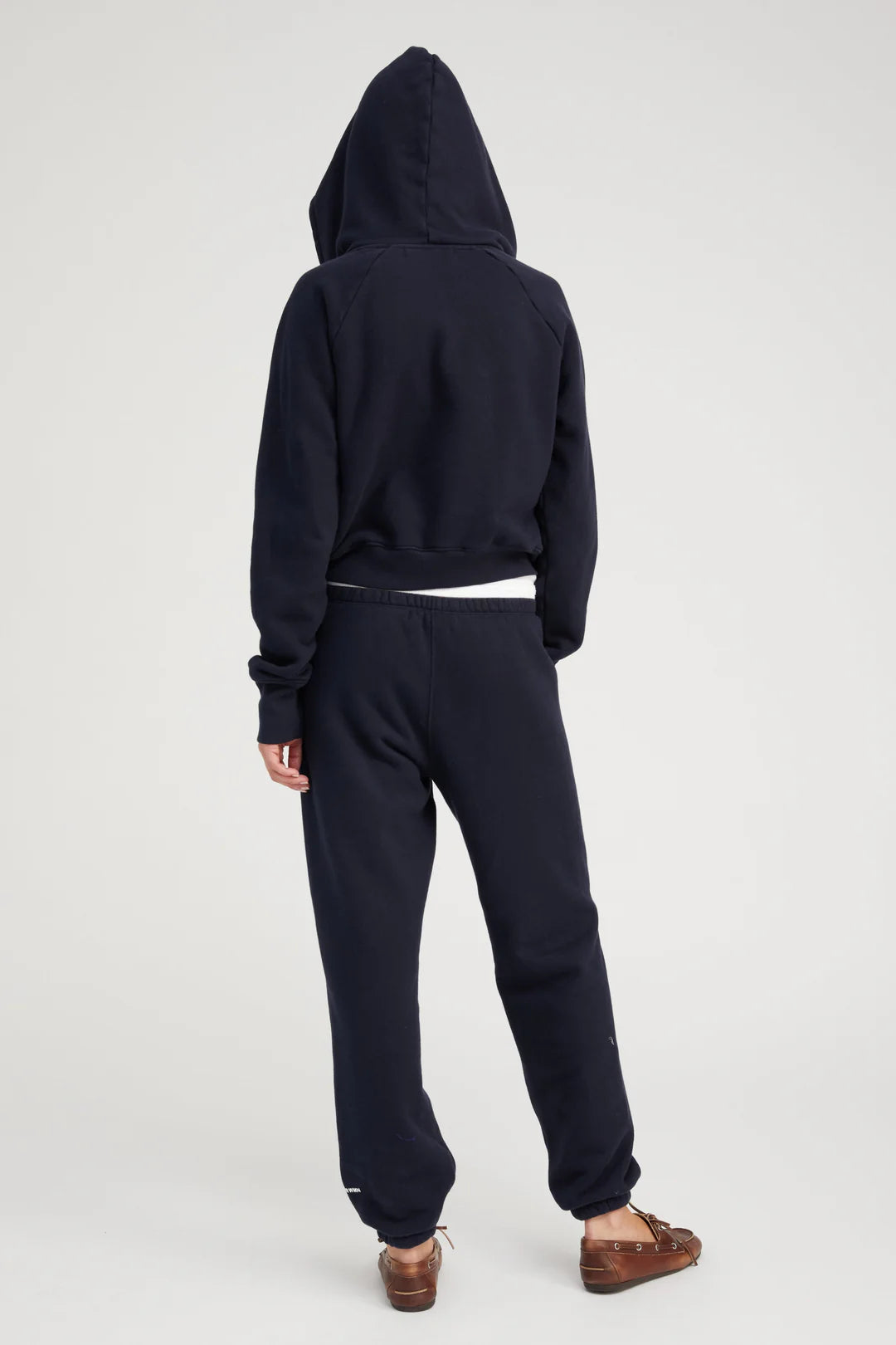 Cotton Mini Logo Sweatpants - Navy