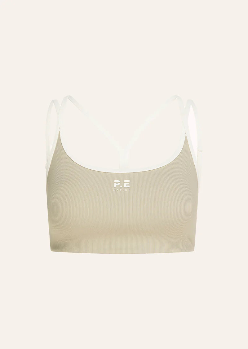 Terrace Sports Bra - Biscuit
