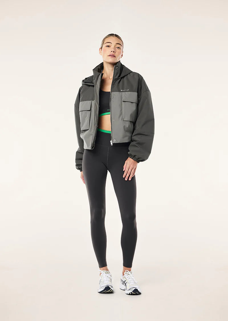 Guild Crop Jacket - Caviar