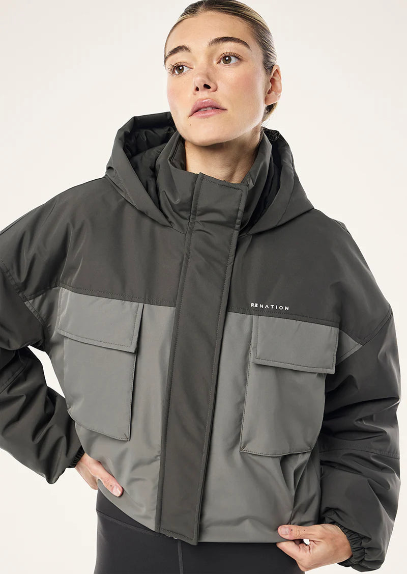 Guild Crop Jacket - Caviar