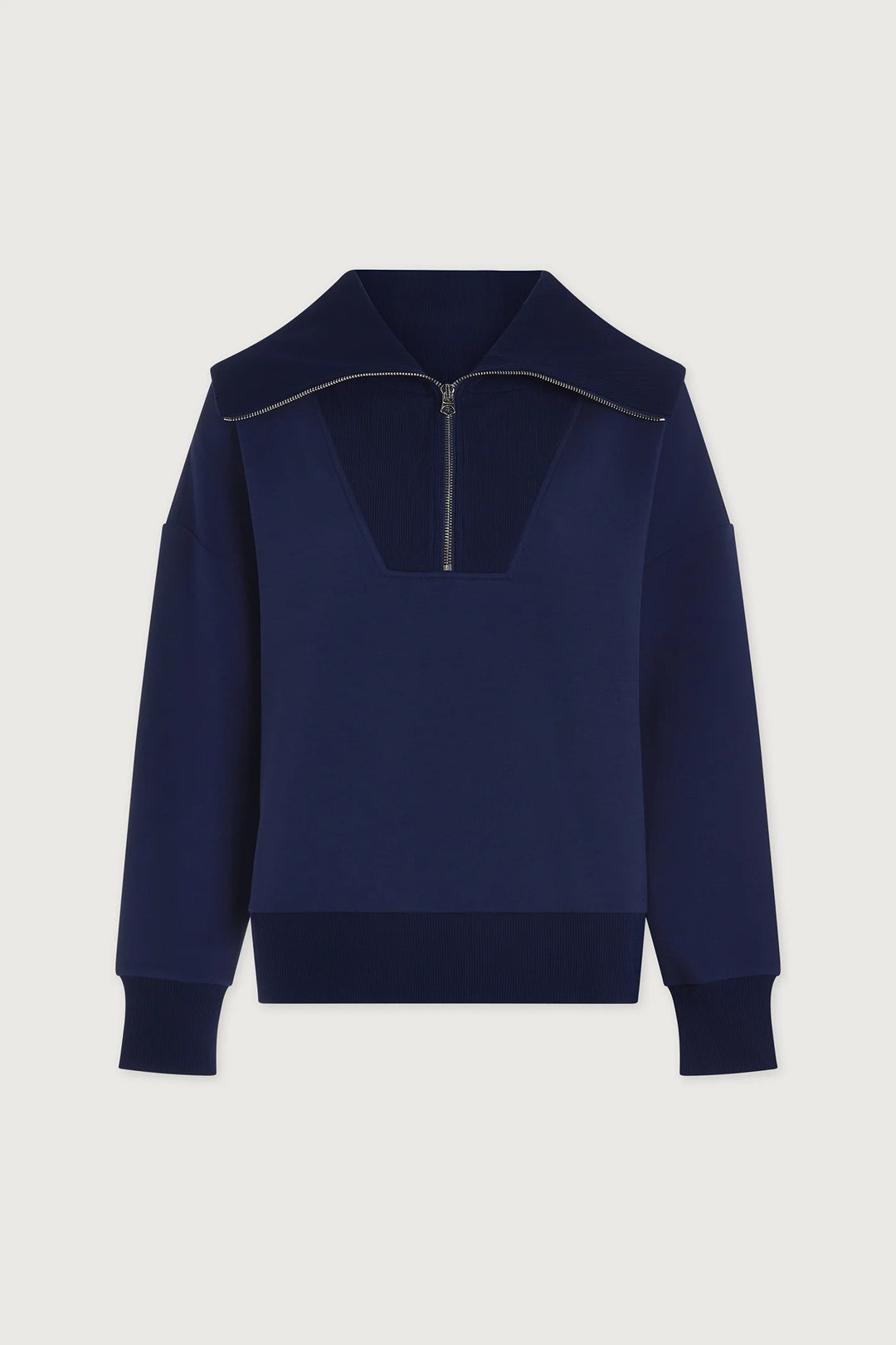Catherine Half Zip Sweat - Navy