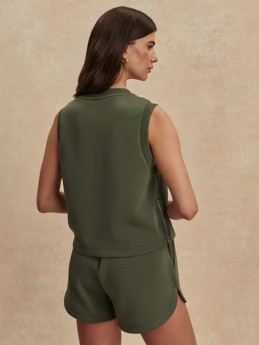 Shea Crop Tank - Thyme