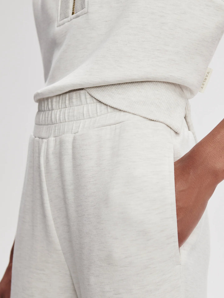 Slim Zip Hem Pant 29.5" - Ivory Marl