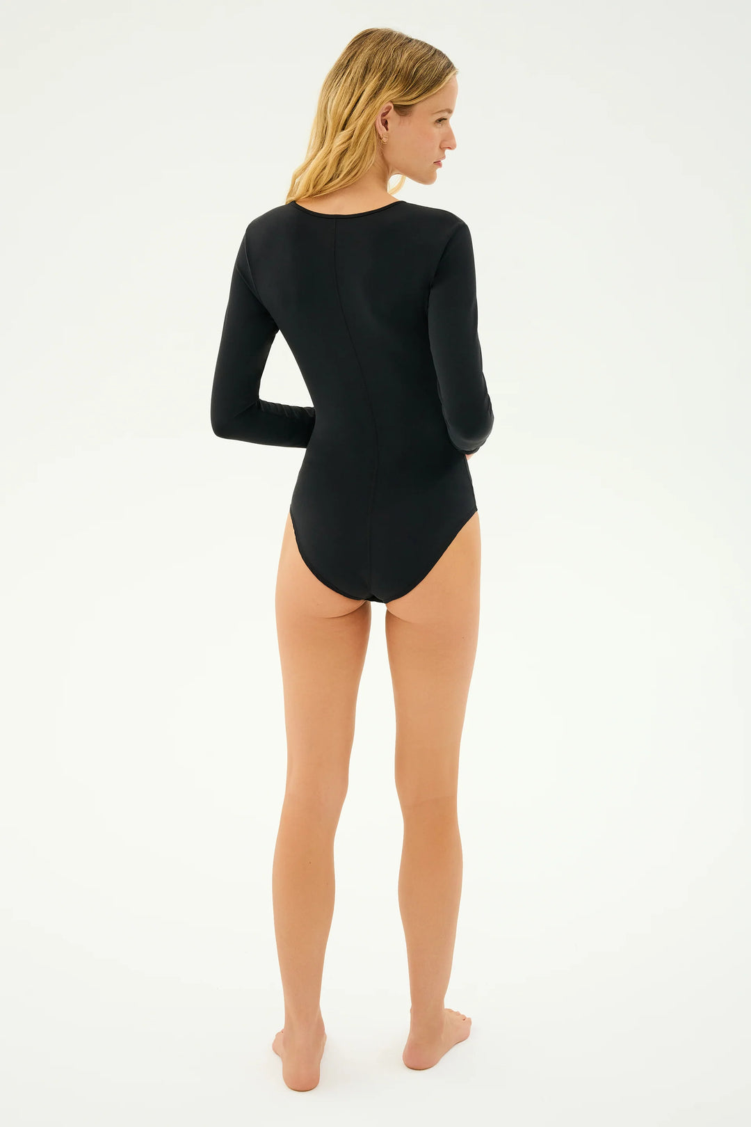 Airweight Scoop Neck Bodysuit - Black