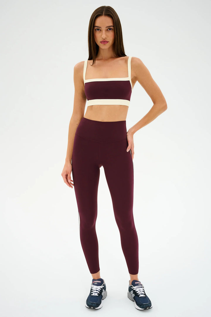 Monah Rigor Bra - Dark Cherry/Creme