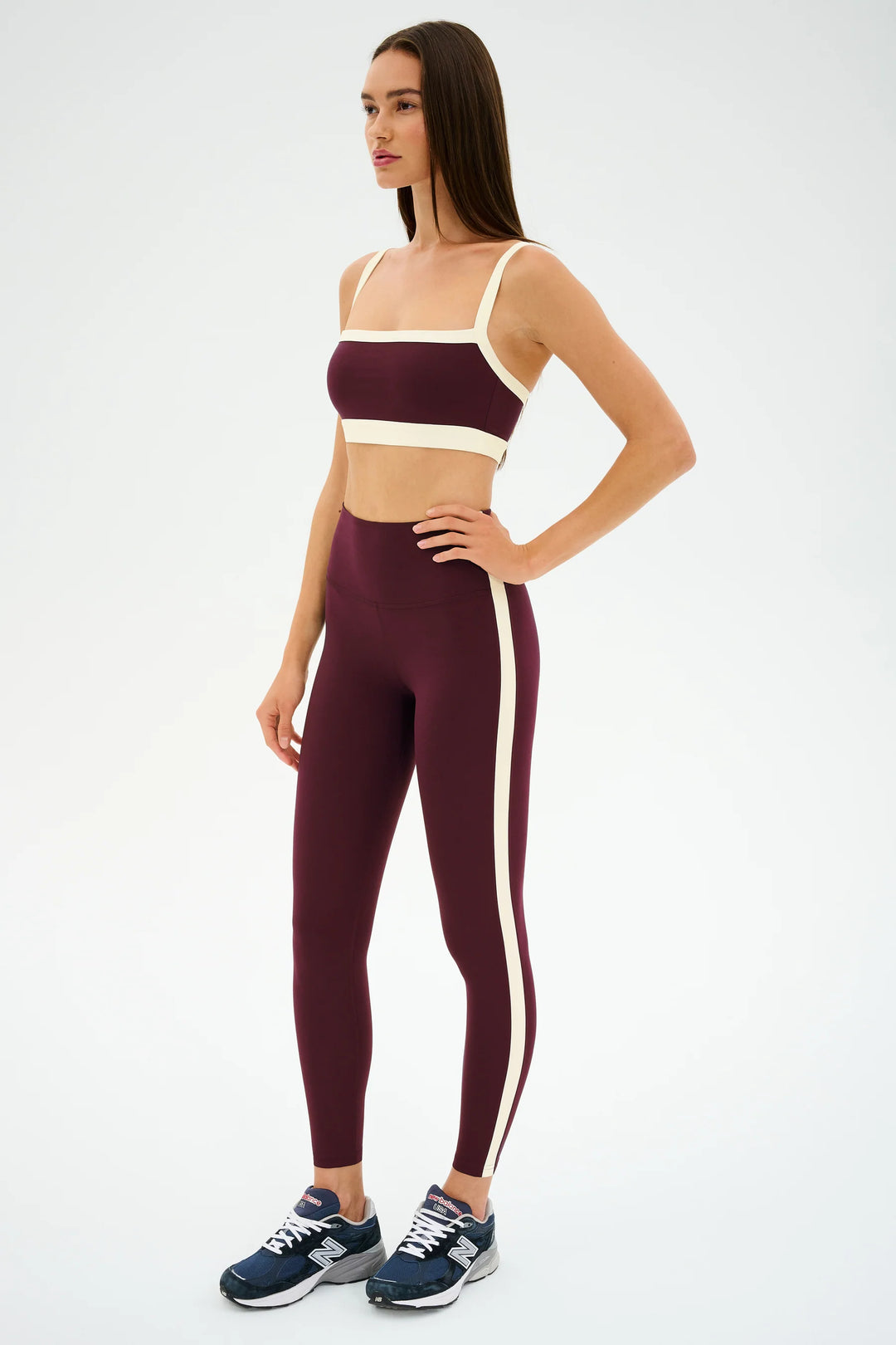 Monah Rigor Bra - Dark Cherry/Creme
