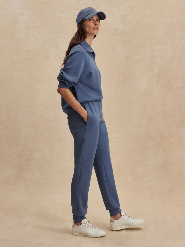 The Slim Cuff Pant 27.5" - Bijou Blue