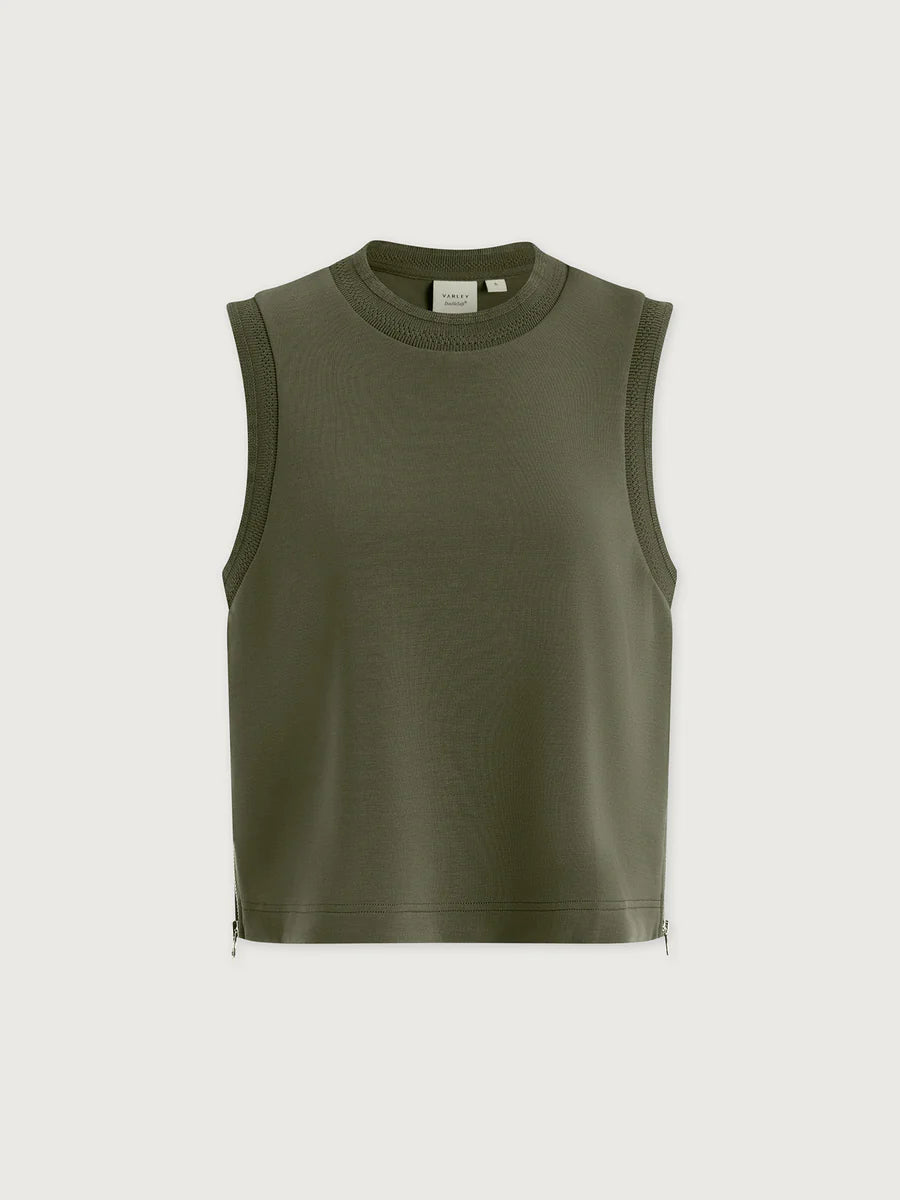 Shea Crop Tank - Thyme