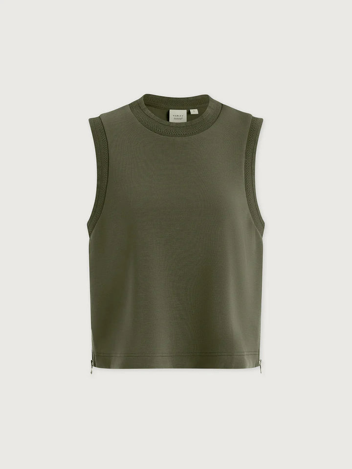 Shea Crop Tank - Thyme