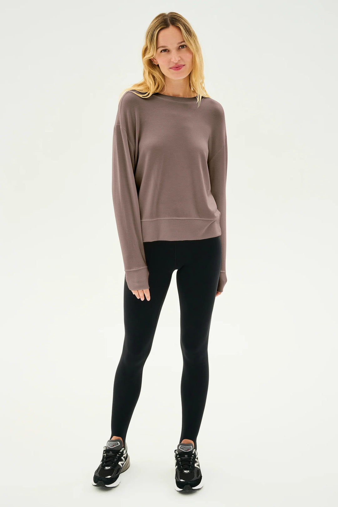 Sonja Fleece Sweatshirt - Lentil