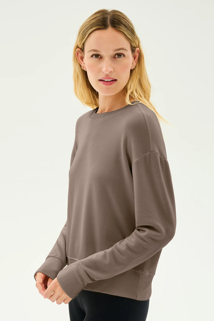 Sonja Fleece Sweatshirt - Lentil