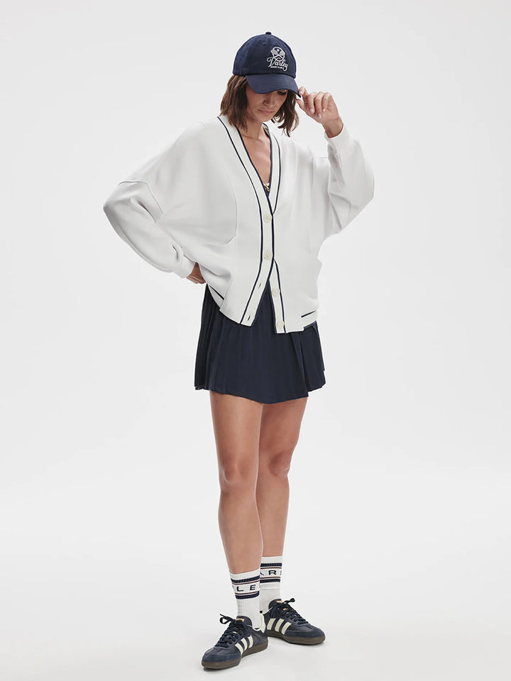 Decker Off Court Cardigan - White