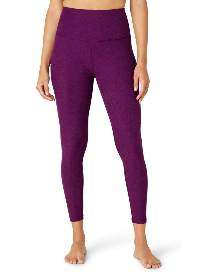 Spacedye Caught in the Midi High Waisted Legging - Aubergine Beet