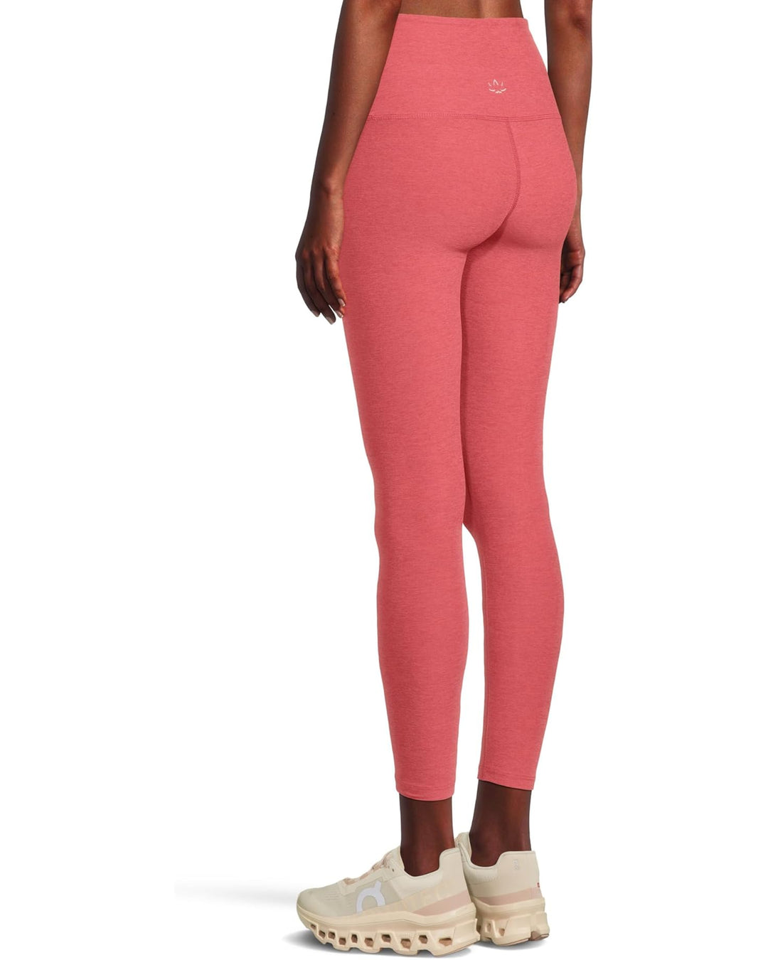 Spacedye Caught in the Midi High Waisted Legging - Faded Rose Heather