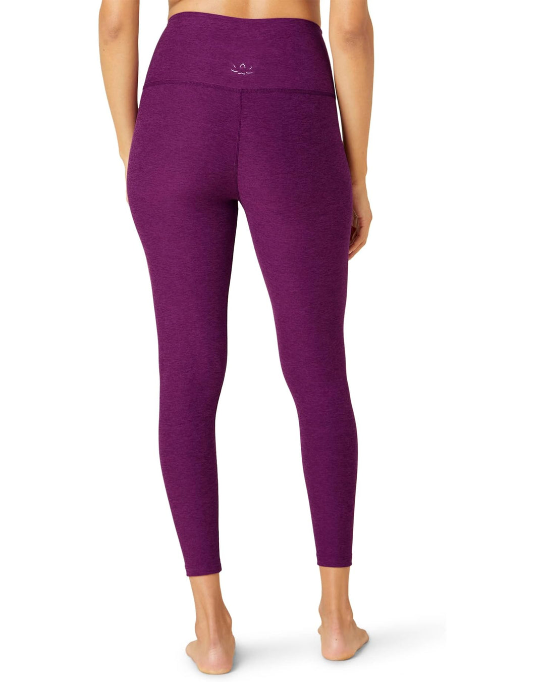 Spacedye Caught in the Midi High Waisted Legging - Aubergine Beet