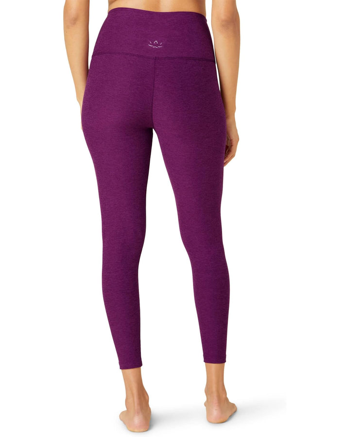 Spacedye Caught in the Midi High Waisted Legging - Aubergine Beet