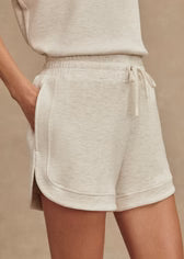 Ollie High Rise Short 3.5" - Ivory Marl