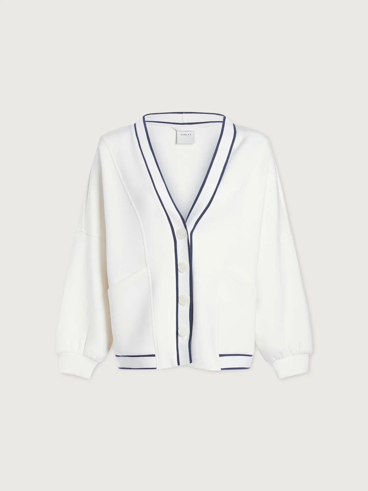 Decker Off Court Cardigan - White