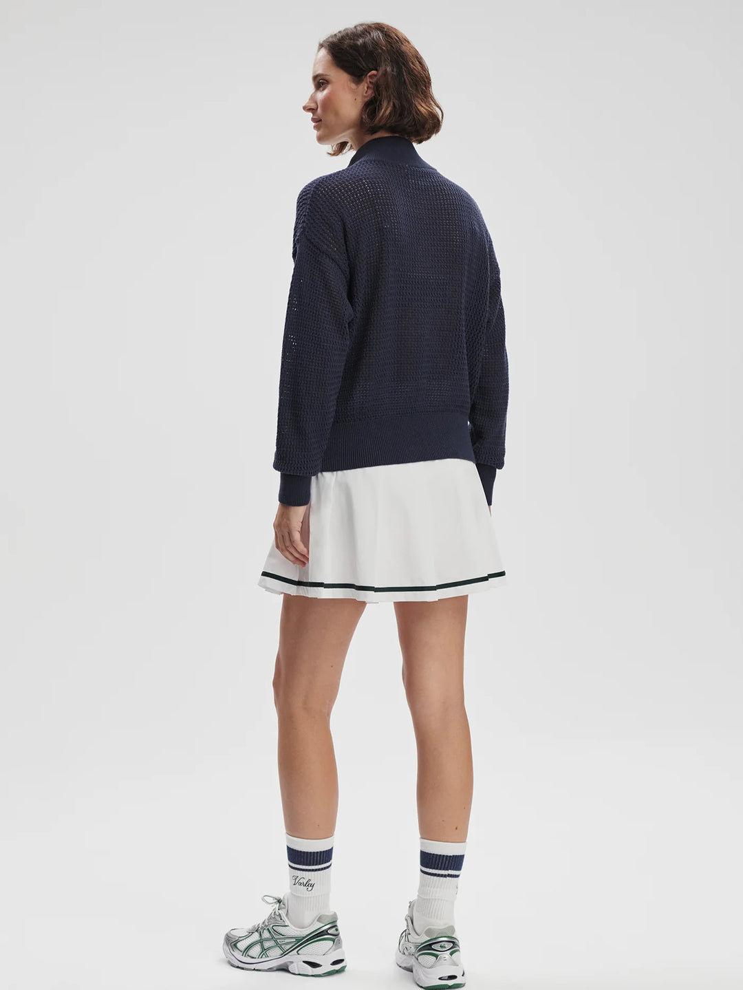 Aurora Half Zip Knit - Blue Nights