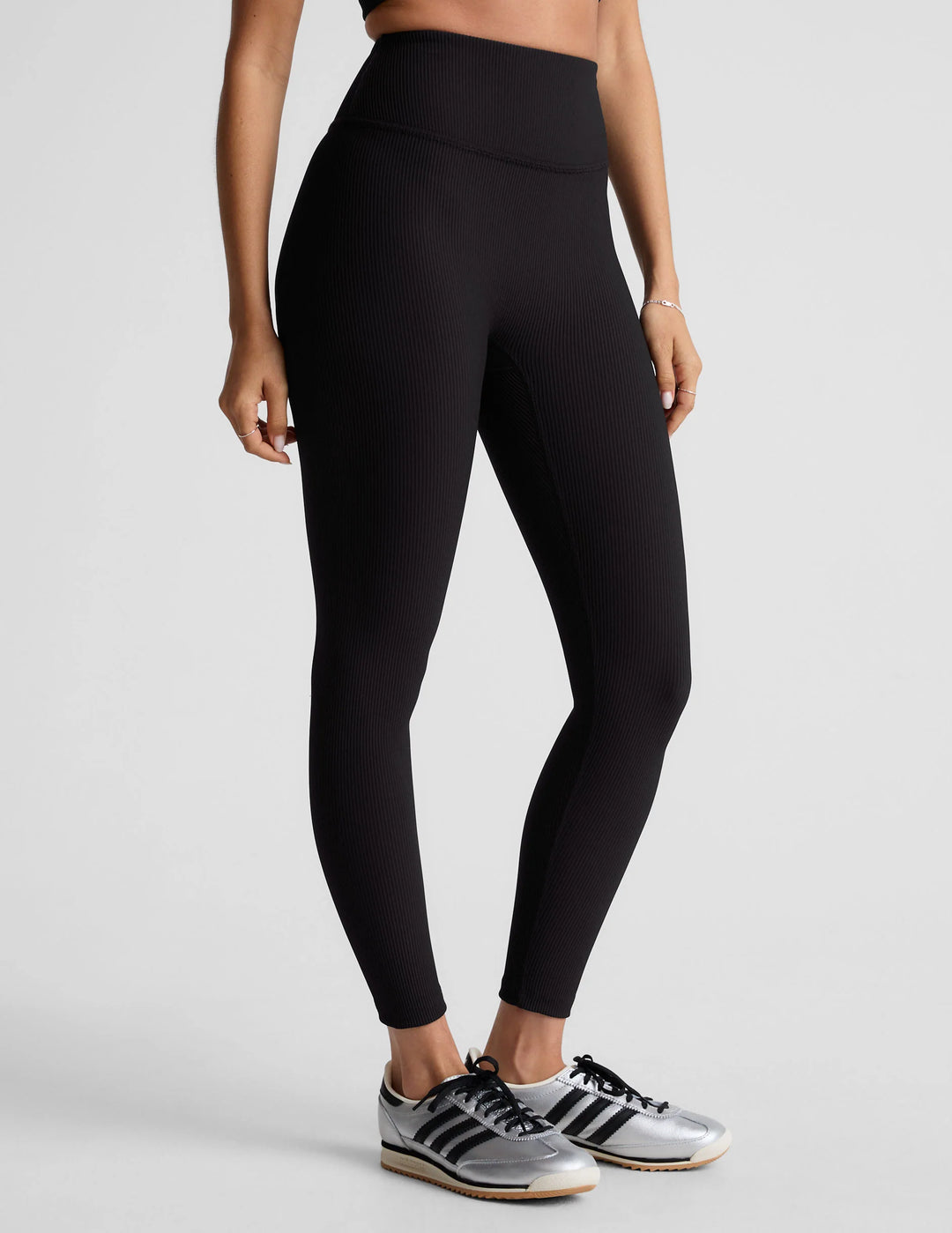 Impulse Ribbed Legging - Black Onyx