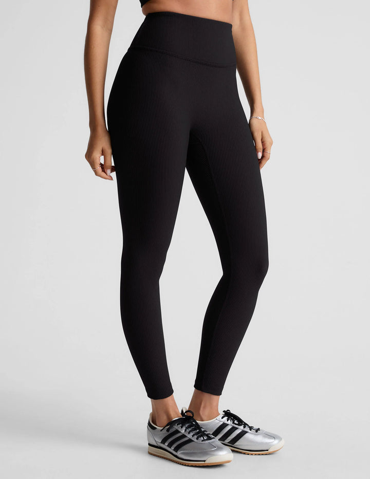 Impulse Ribbed Legging - Black Onyx