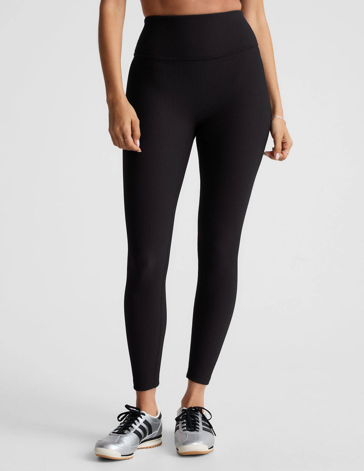 Impulse Ribbed Legging - Black Onyx