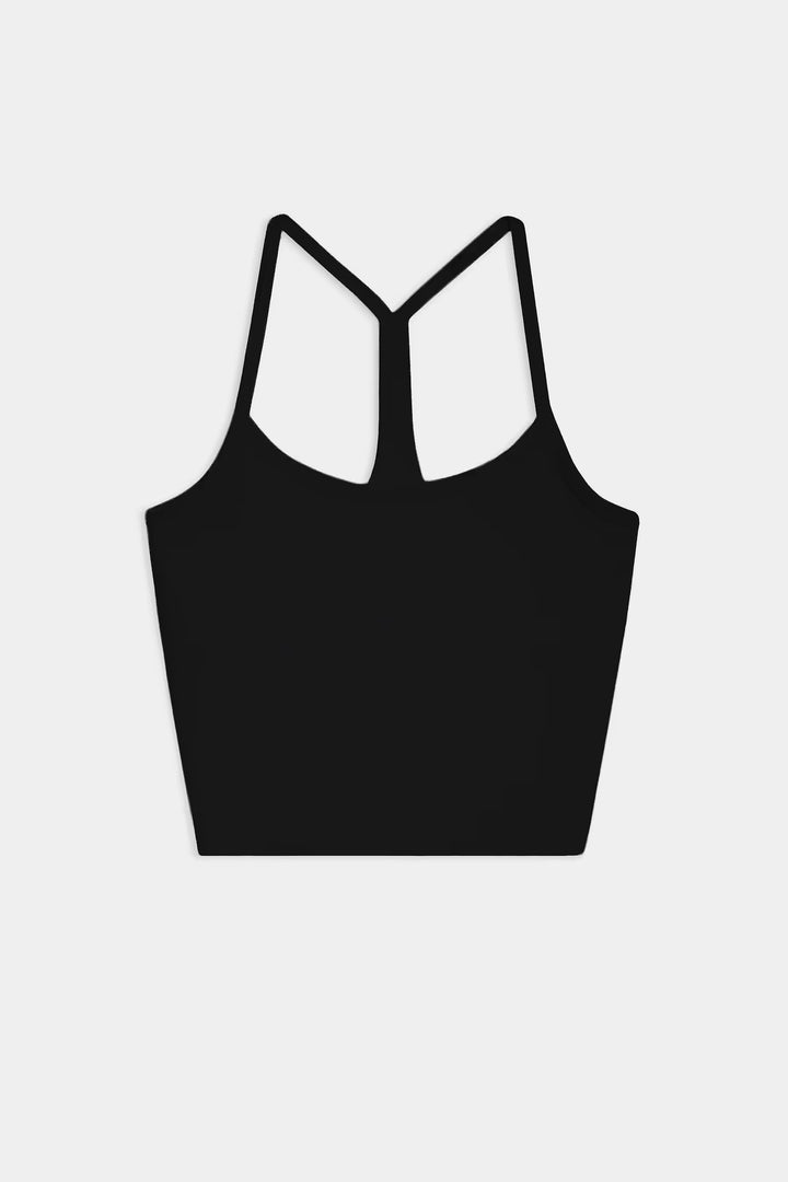 Airweight Crop Tank - Black