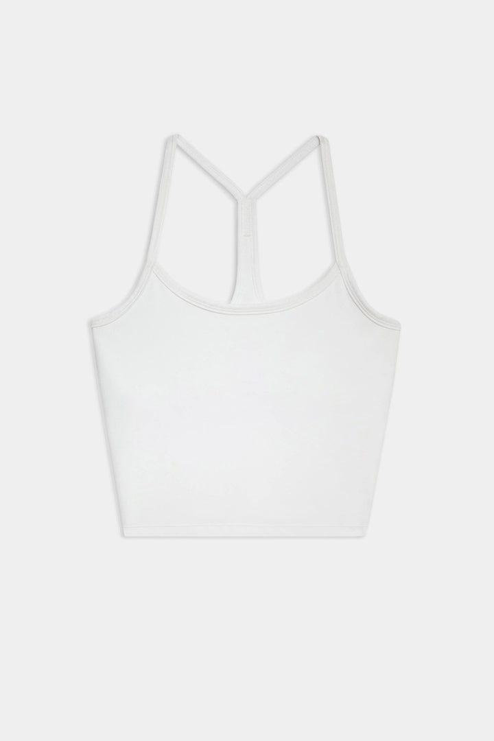 Airweight Crop Tank - White