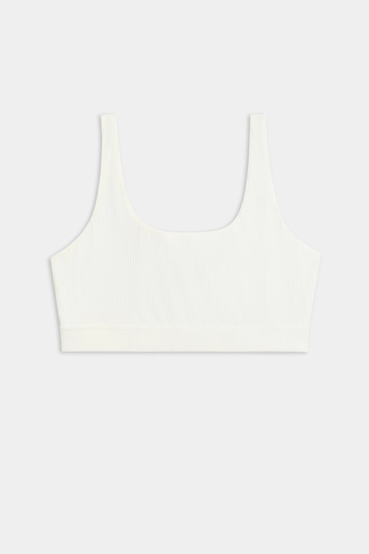 Airweight Rib Bra - White