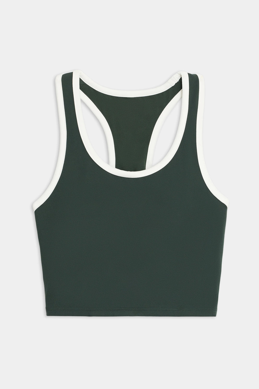Amber Airweight Bralette - Military/White