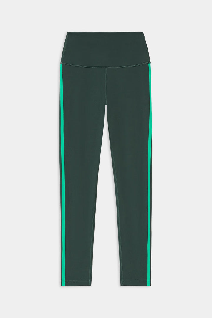 Amber Airweight High Waist 7/8 Legging - Military/Spearmint