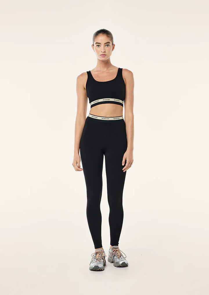 Avant Sports Bra - Black/Biscuit