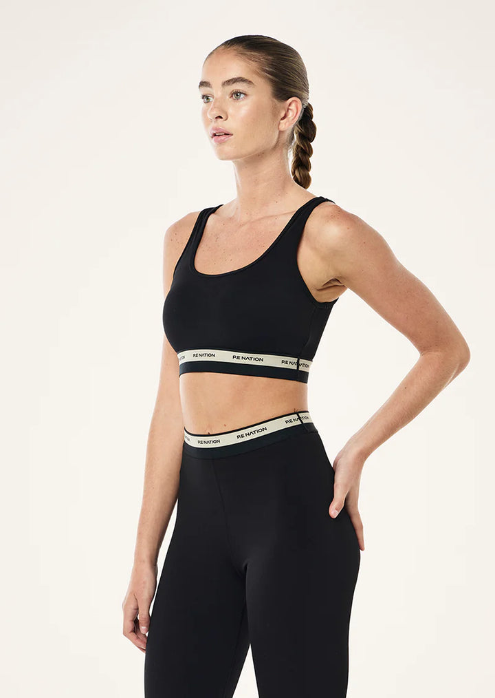 Avant Sports Bra - Black/Biscuit