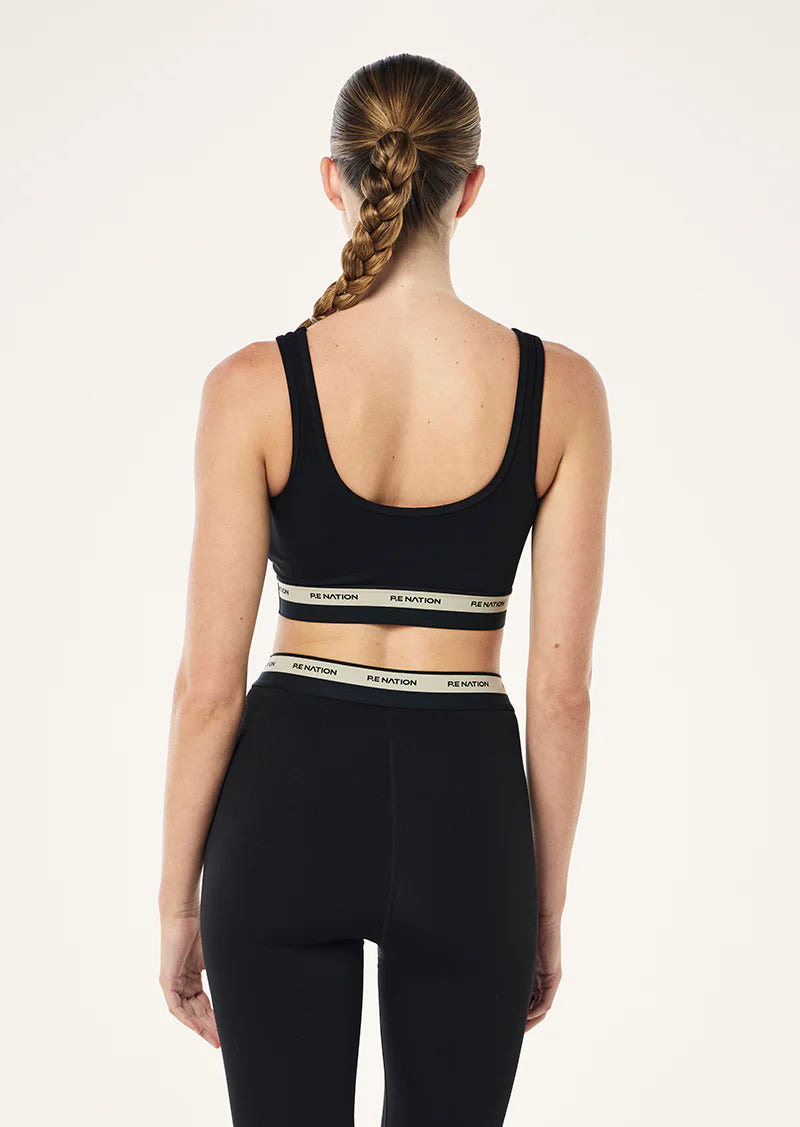 Avant Sports Bra - Black/Biscuit
