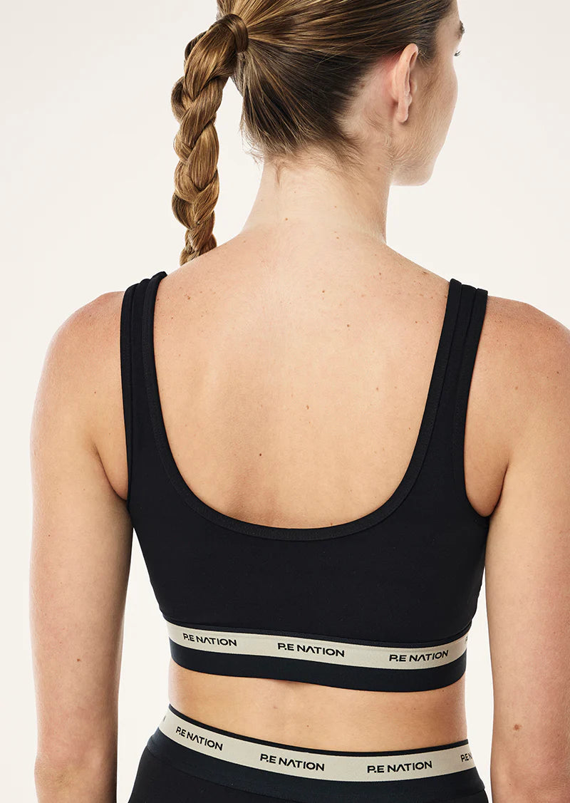 Avant Sports Bra - Black/Biscuit