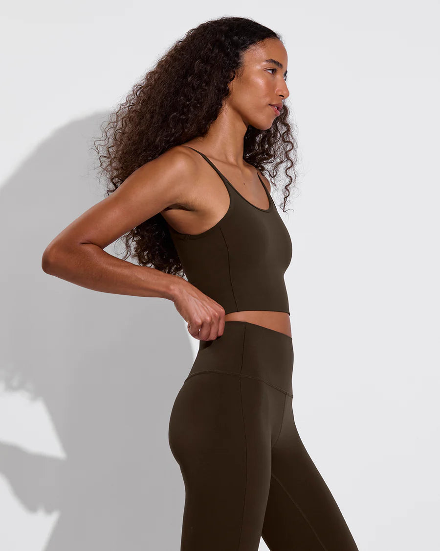 Barre Tank - Cold Brew (Brown)