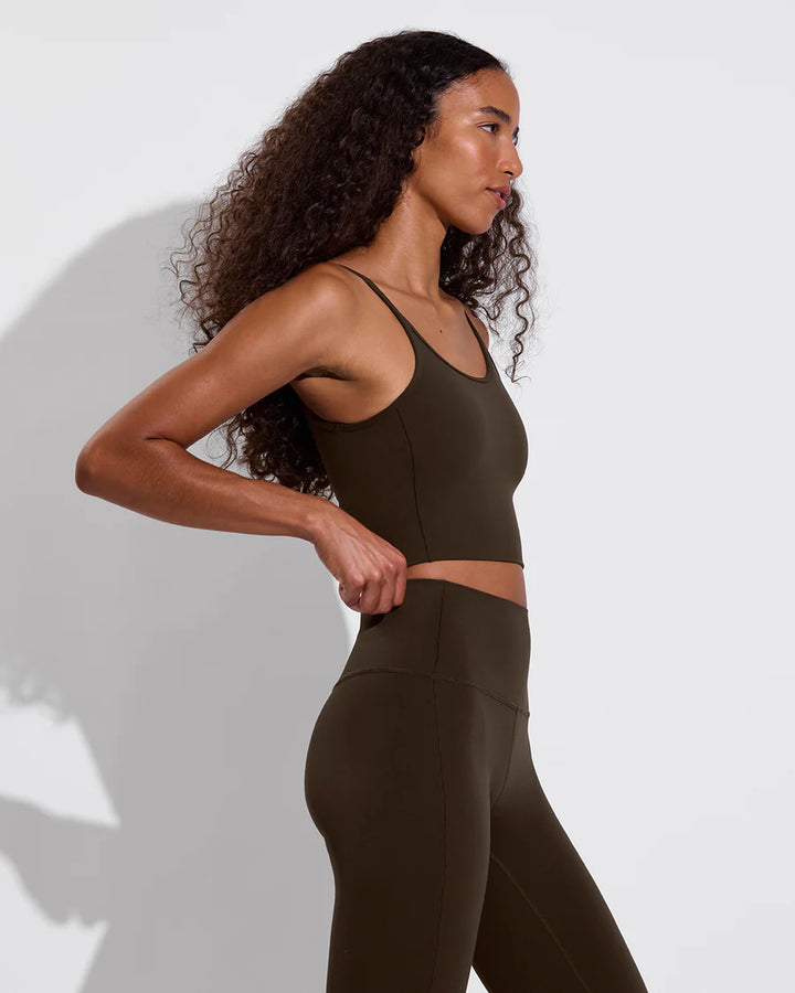 Barre Tank - Cold Brew (Brown)