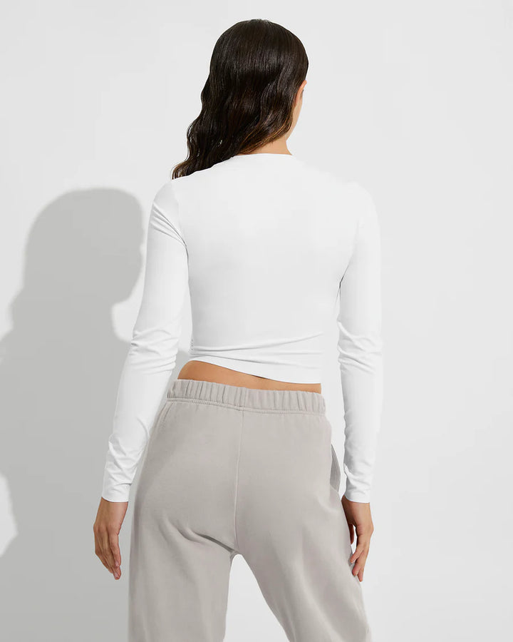 Super Moves LS Tee - Coconut (White)