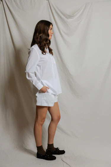 Avalon Button Down - White