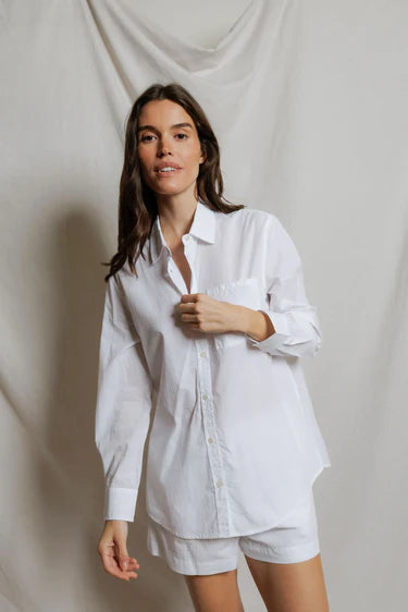 Avalon Button Down - White
