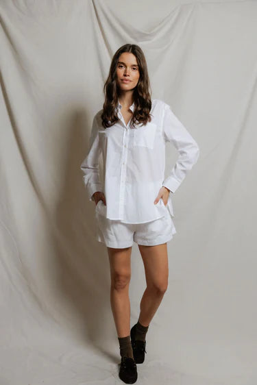 Avalon Button Down - White